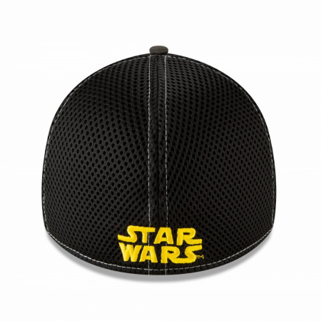 Star Wars Title Text Heathered New Era 39Thirty Fitted Hat